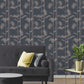 13067 - Carmel Eden Wallpaper - Ink - Ted Baker