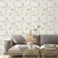 13069 - Carmel Eden Wallpaper - Cream - Ted Baker
