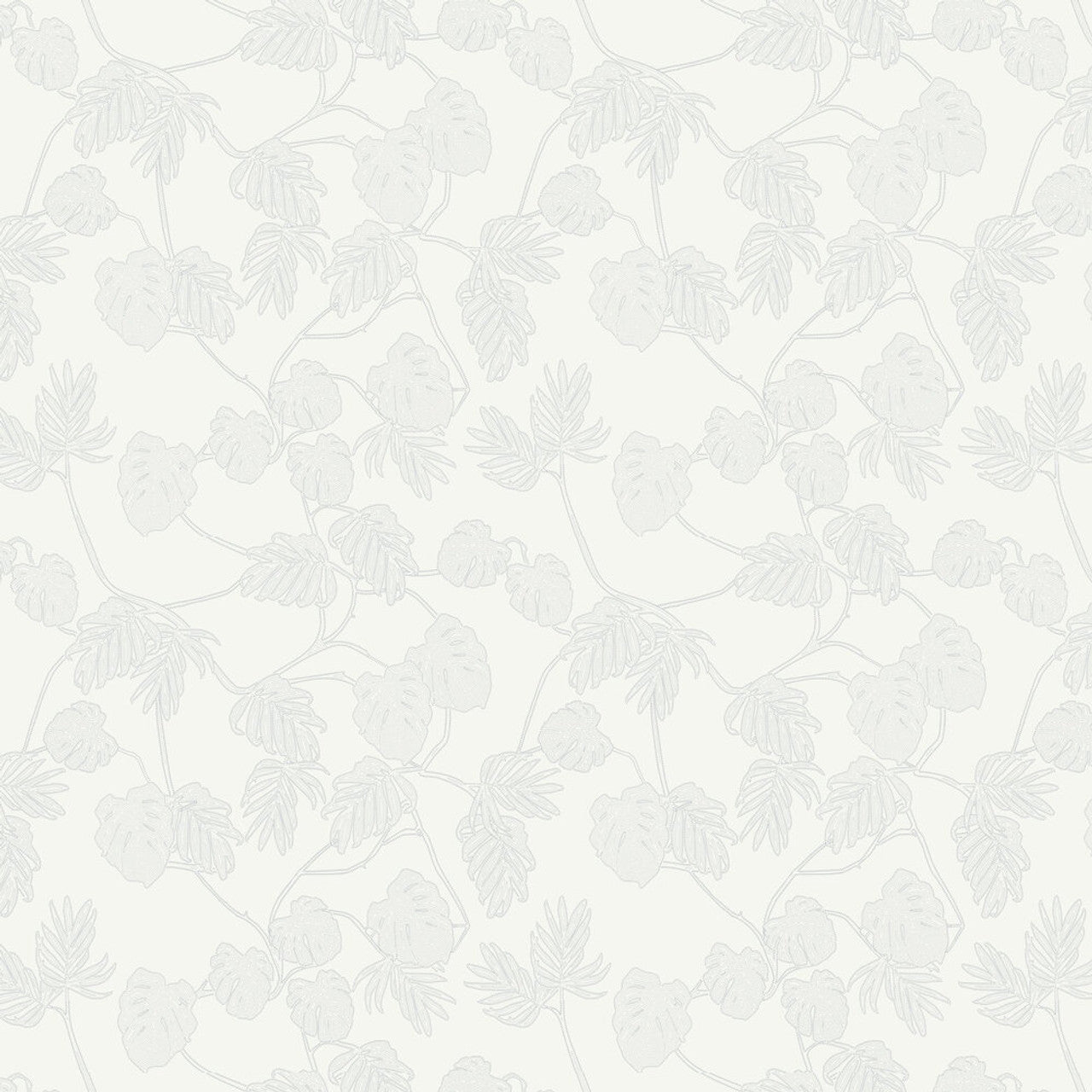 13077 - Leafit Eden Wallpaper - Ivory - Ted Baker