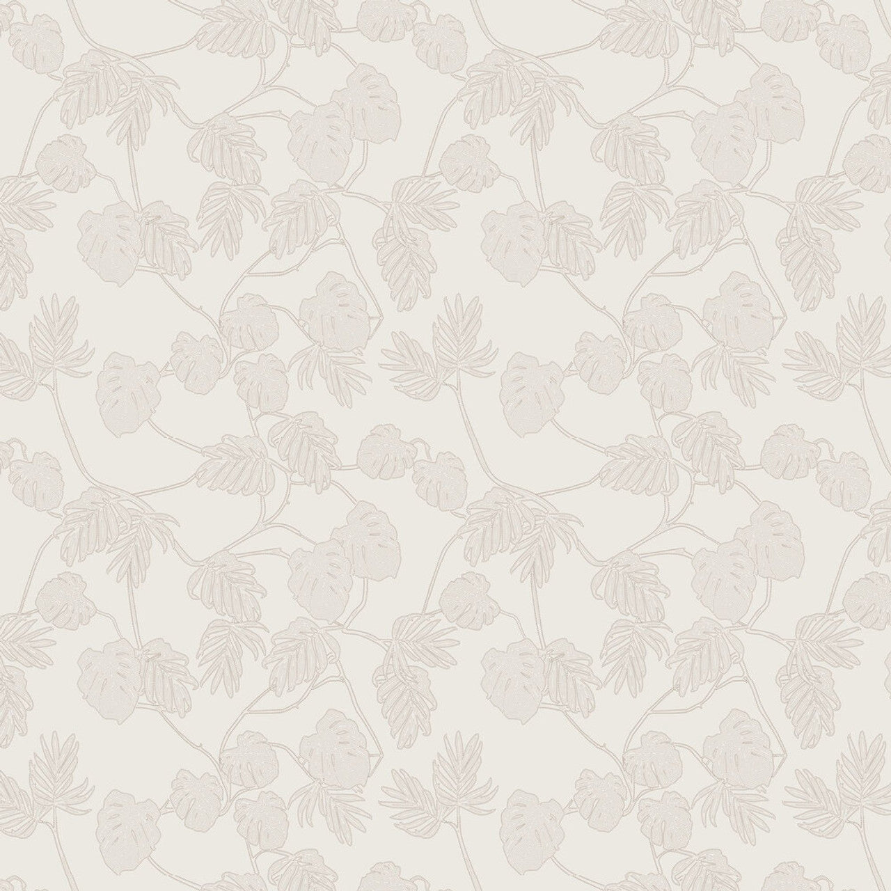 13078 - Leafit Eden Wallpaper - Cream - Ted Baker