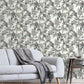 13085 - Macaw Eden Wallpaper - White - Ted Baker