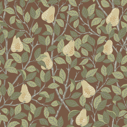 13103 - Pirum Wallpaper - Brown/Red - Midbec