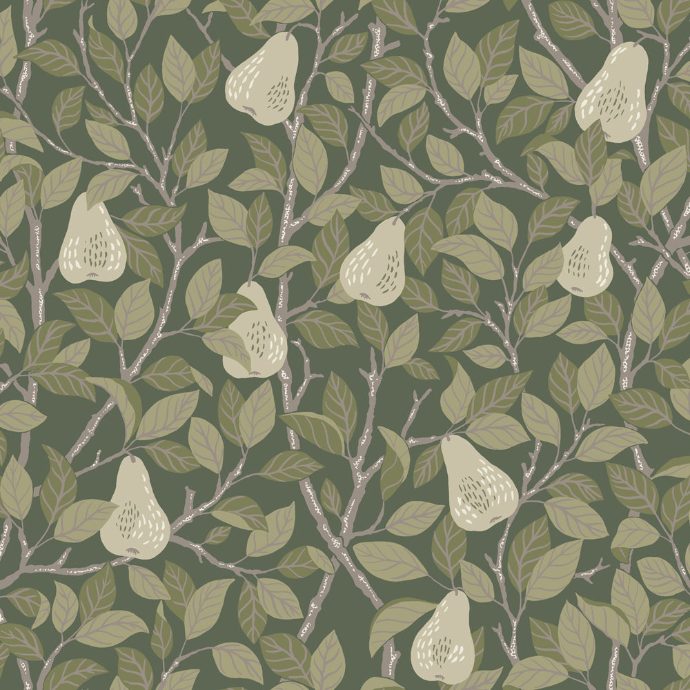 13105 - Pirum Wallpaper - Green - Midbec