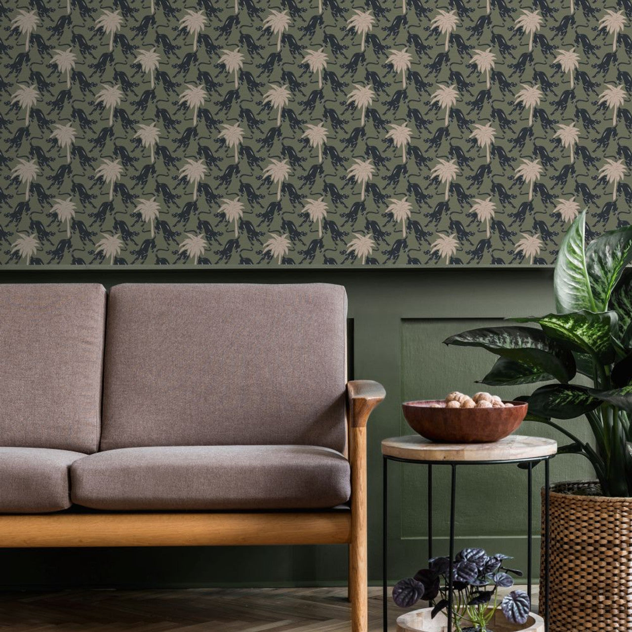 13107 - Jagu Eden Wallpaper - Sage - Ted Baker