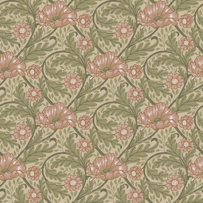 13115 - Esther Wallpaper - Apricot - Midbec