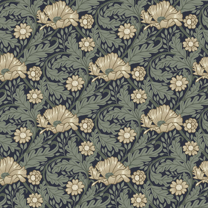 13118 - Esther Wallpaper - Black - Midbec