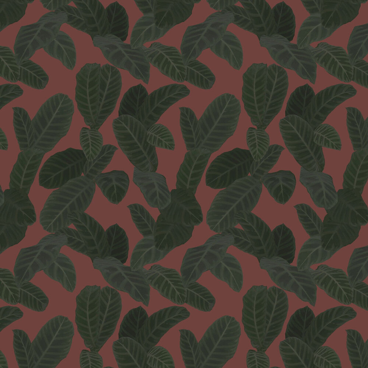 13125 - Piner Eden Wallpaper - Maroon - Ted Baker