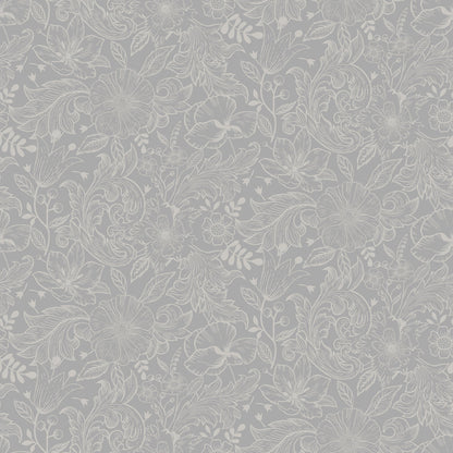 13126 - Wilma Wallpaper - Gray - Midbec