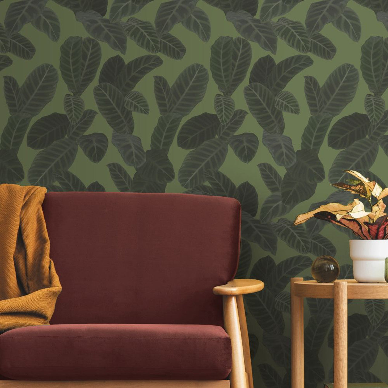 13127 - Piner Eden Wallpaper - Green - Ted Baker