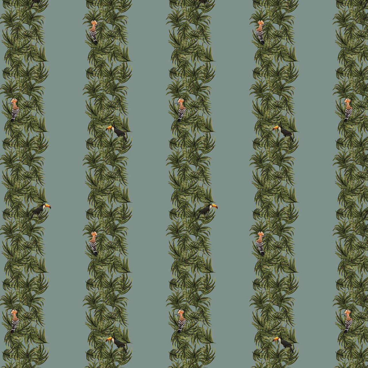 13137 - Compala Eden Wallpaper - Blue - Ted Baker