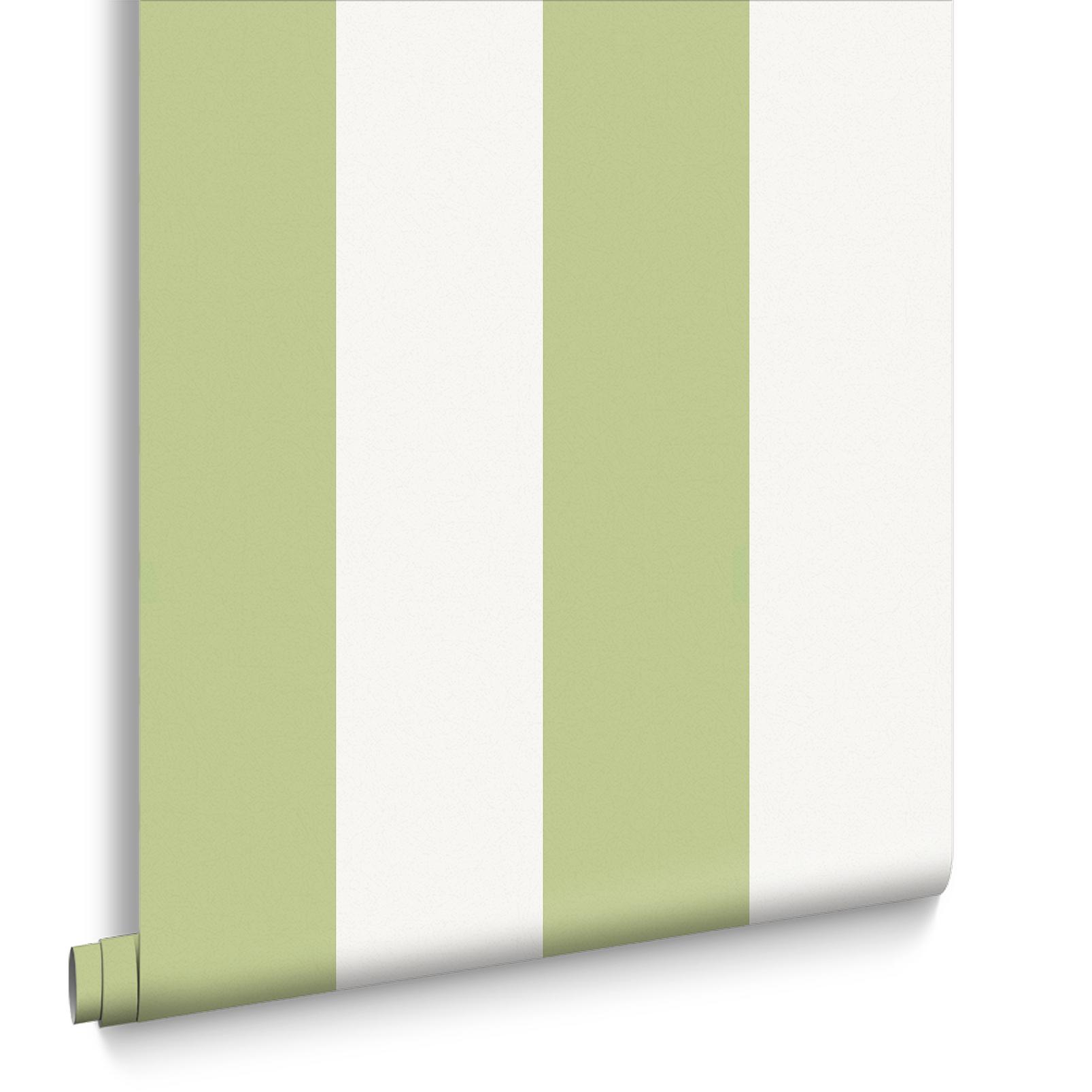 131443 - Quartet Stripe Wallpaper - Green - Graham & Brown
