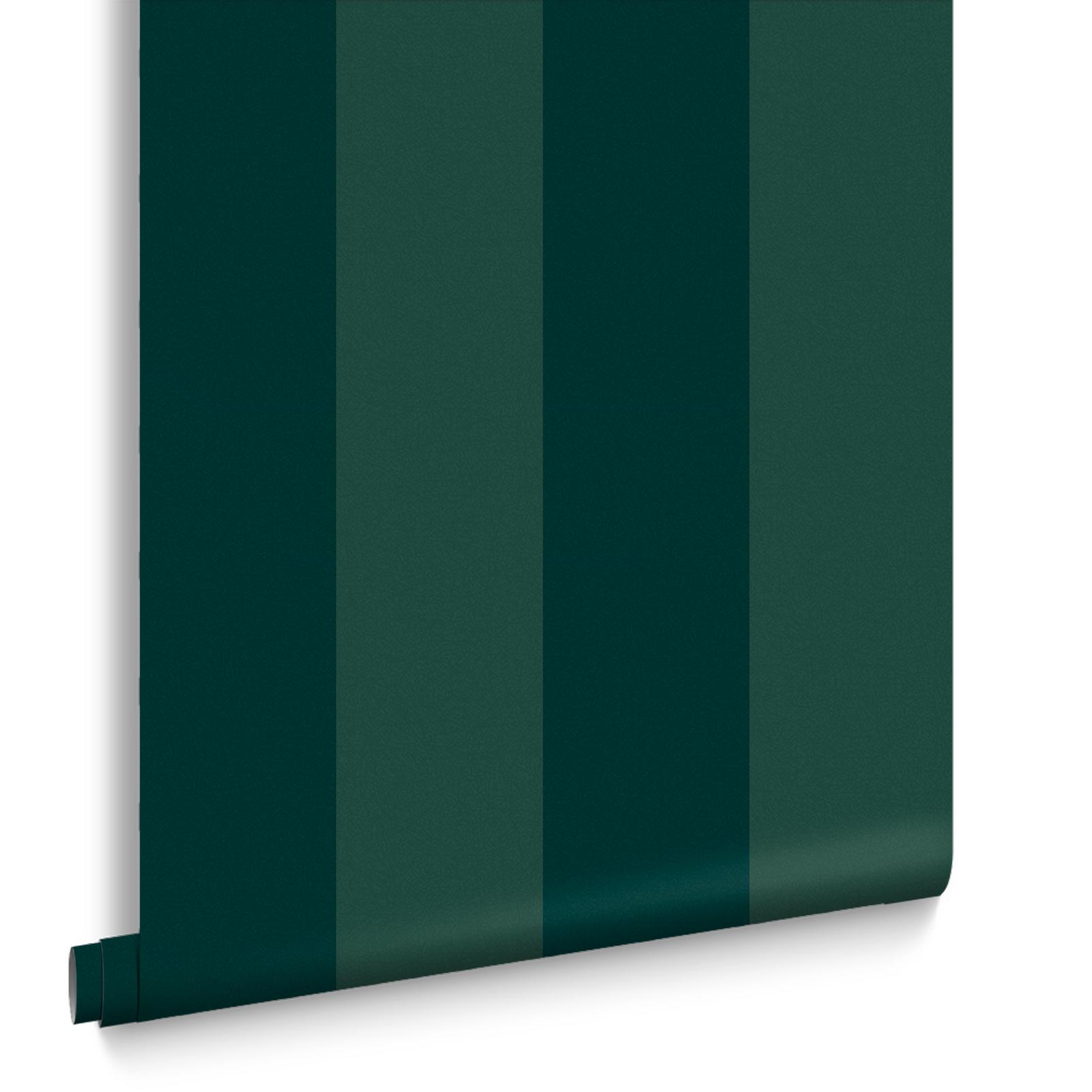 131444 - Quartet Stripe Wallpaper - Emerald - Graham & Brown
