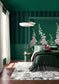 131444 - Quartet Stripe Wallpaper - Emerald - Graham & Brown