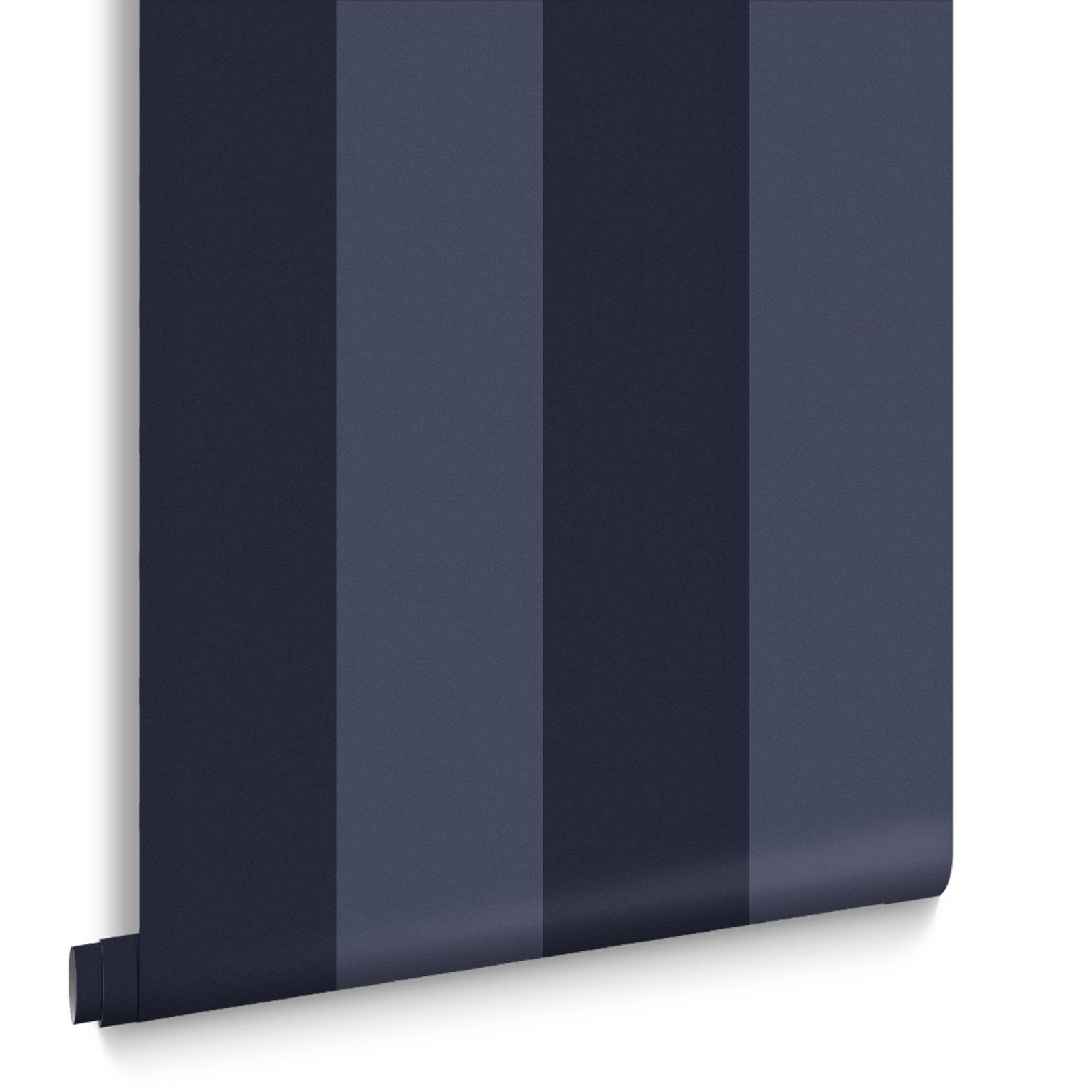 131445 - Quartet Stripe Wallpaper - Midnight - Graham & Brown