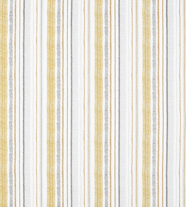 Noki Fabric - Ochre / Hemp / Charcoal
