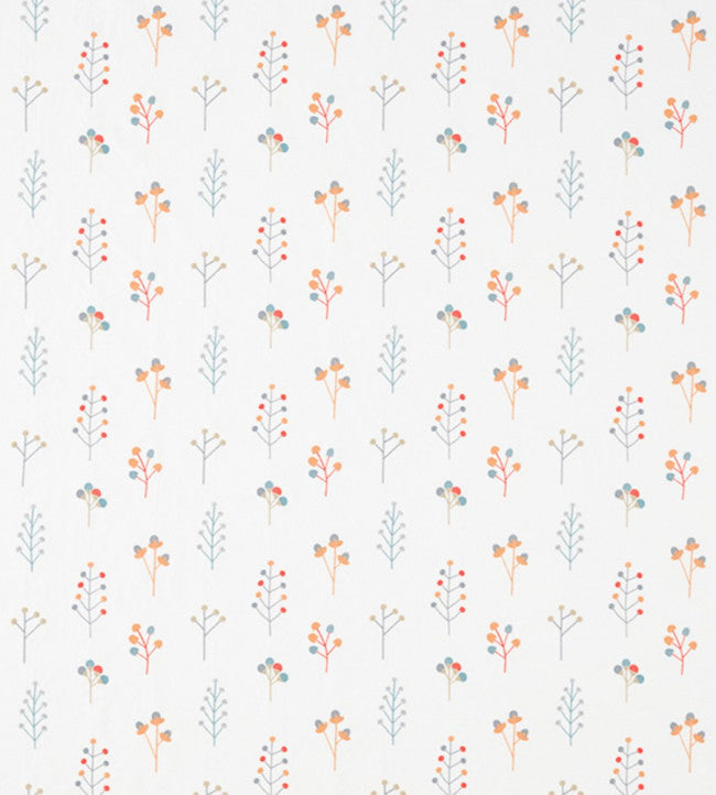 Mukula Fabric - Watermelon / Tangerine / Slate