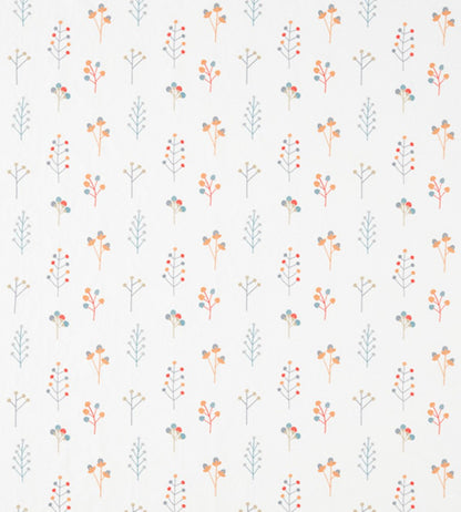 Mukula Fabric - Watermelon / Tangerine / Slate