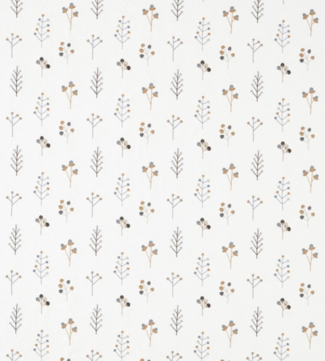 Mukula Fabric - Slate / Biscuit / Charcoal