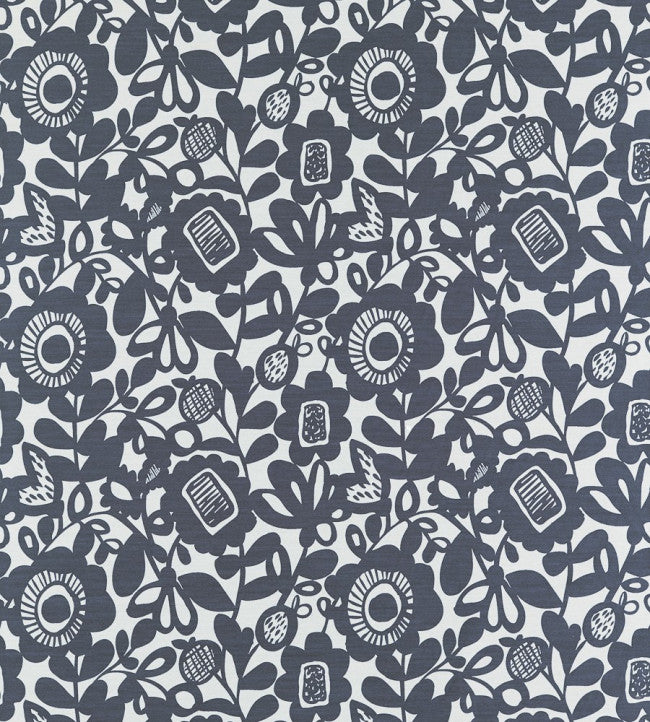 Kukkia Fabric - Ink