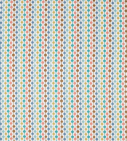 Paikka Fabric - Pink Grapefruit / Sky / Julep