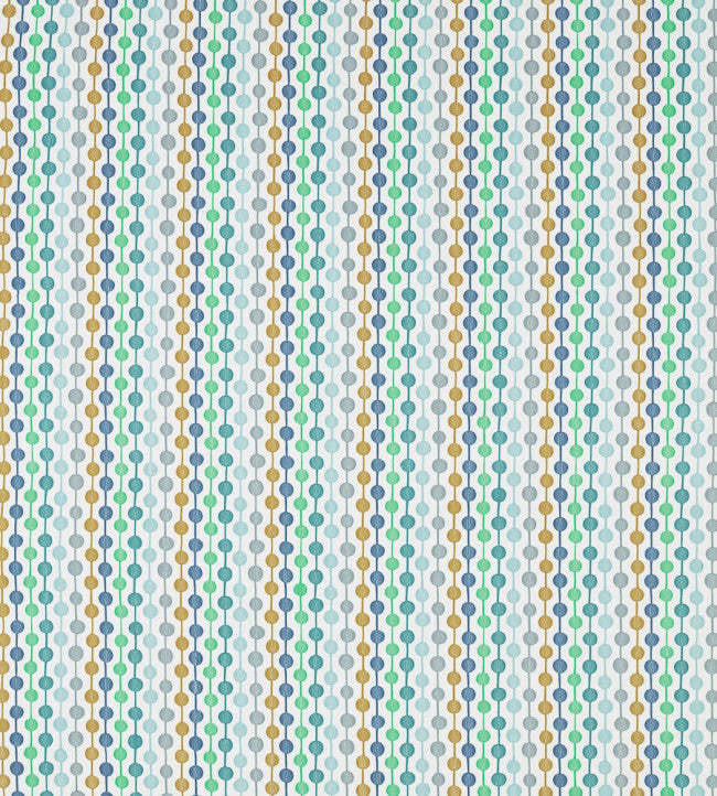 Paikka Fabric - Jade / Forest / Denim