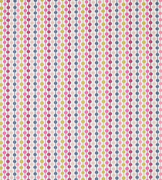 Paikka Fabric - Bilberry / Rhubarb / Indigo