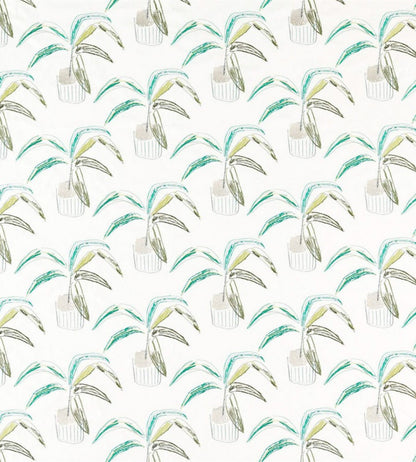 Crassula Fabric - Juniper / Lime / Moss