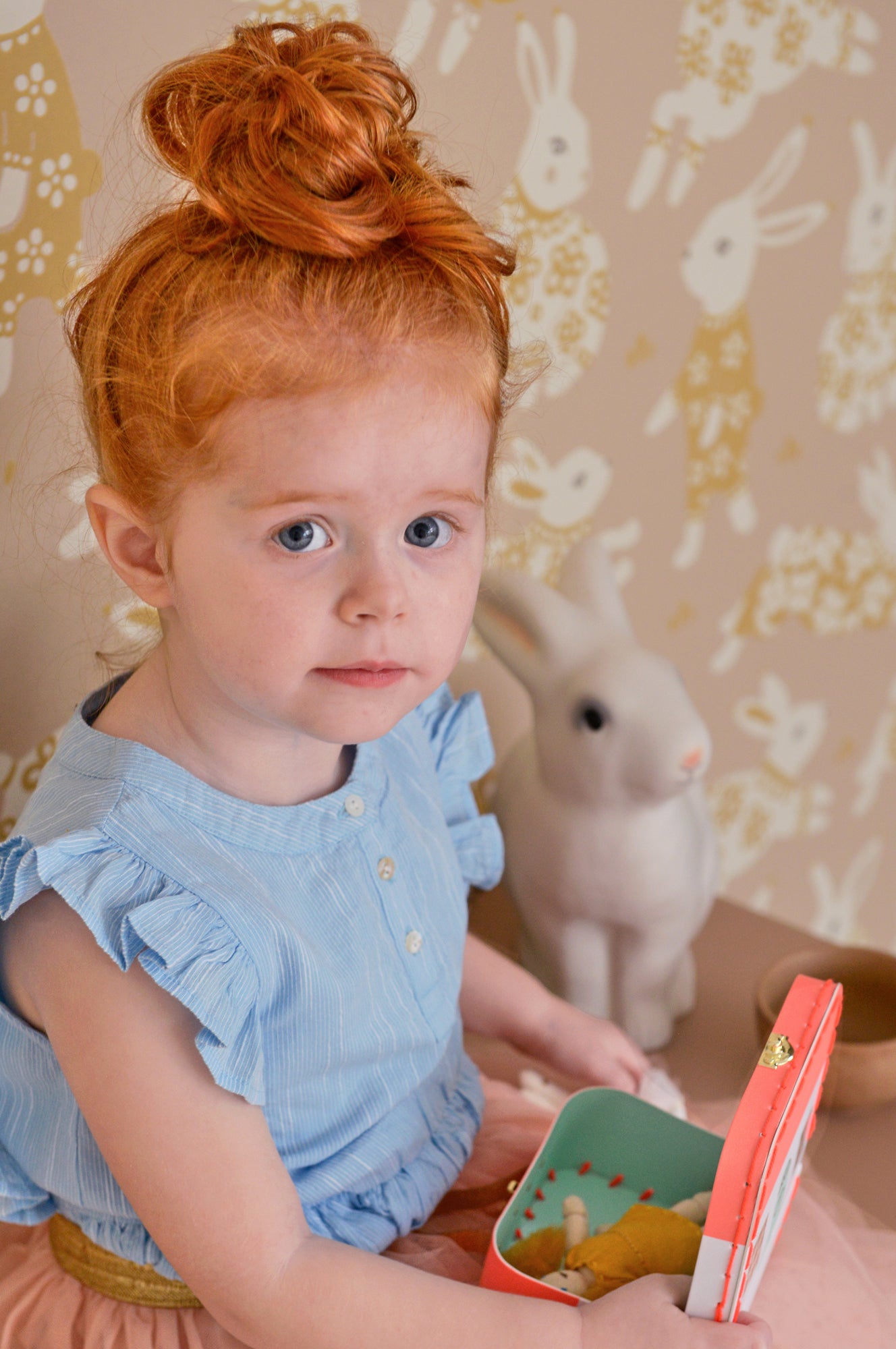 Garden Party Dusty Blush Pink Wallpaper - Majvillan