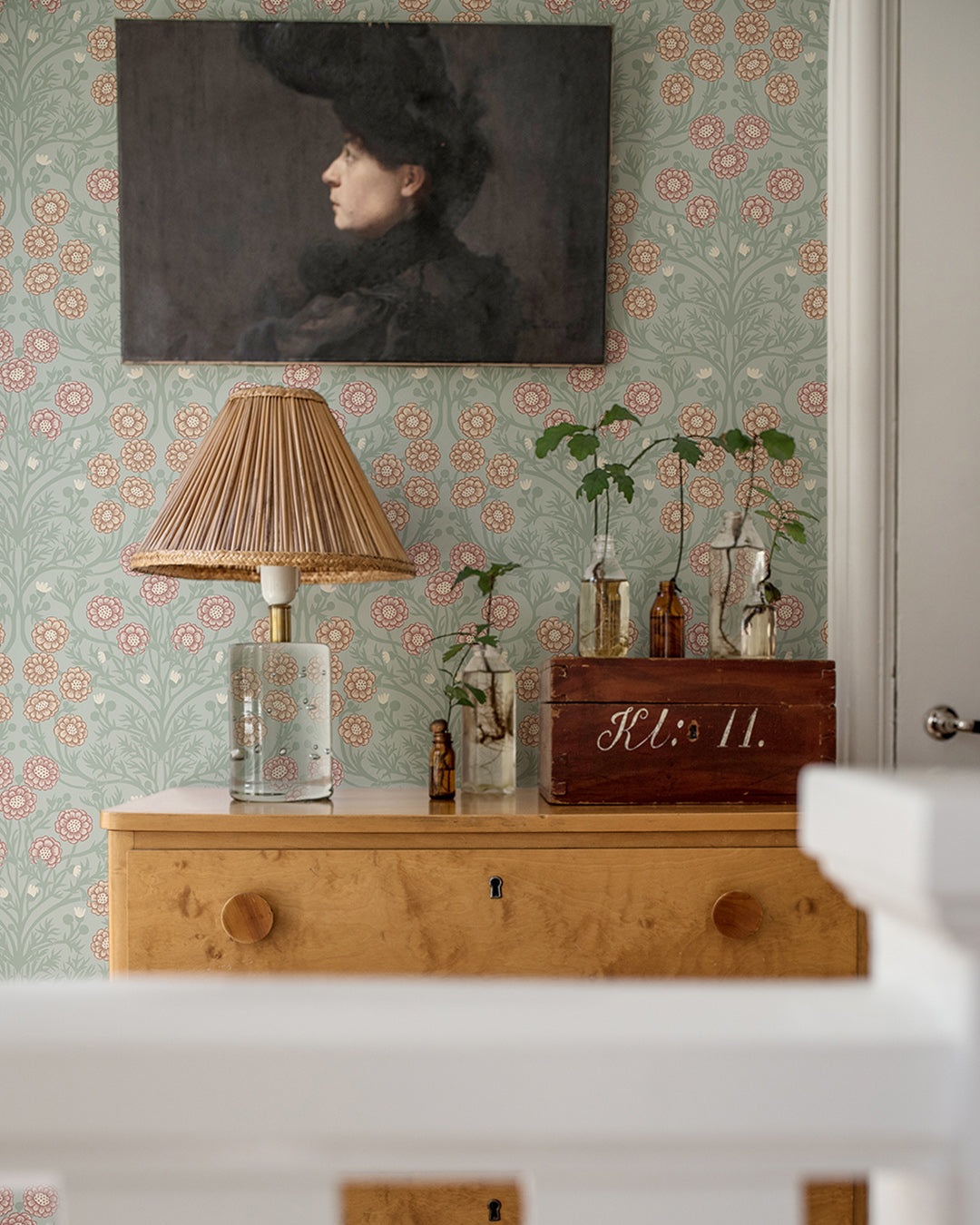 14017 - Bellis Wallpaper - Mint Green - Midbec