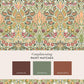 140481 - Dove & Rose Wallpaper - Olive - William Morris