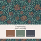 140484 - Honeysuckle Wallpaper - Tidewater Blue - William Morris