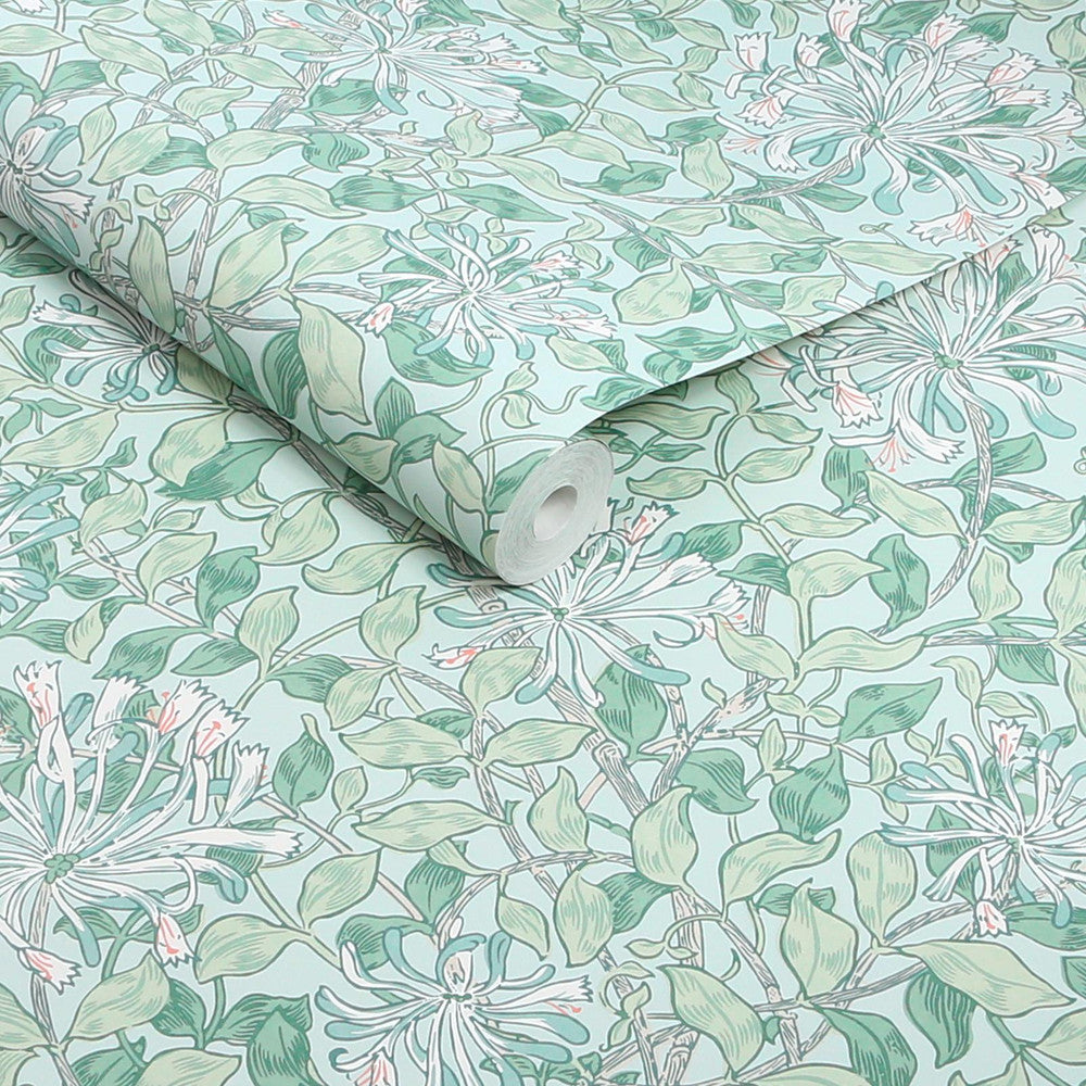 140485 - Honeysuckle Wallpaper - Breeze - William Morris