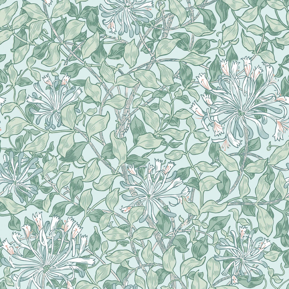 140485 - Honeysuckle Wallpaper - Breeze - William Morris
