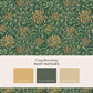 140487 - Honeysuckle Wallpaper - Verde - William Morris