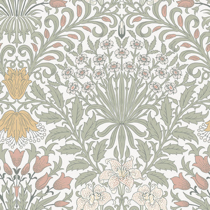 140497 - Garden Wallpaper - Soft Sage - William Morris