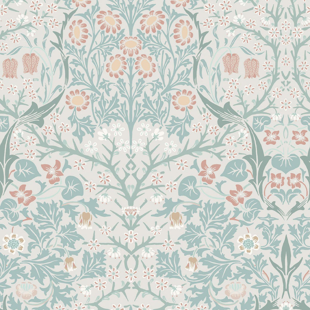 140504 - Blackthorn Wallpaper - Meadow - William Morris