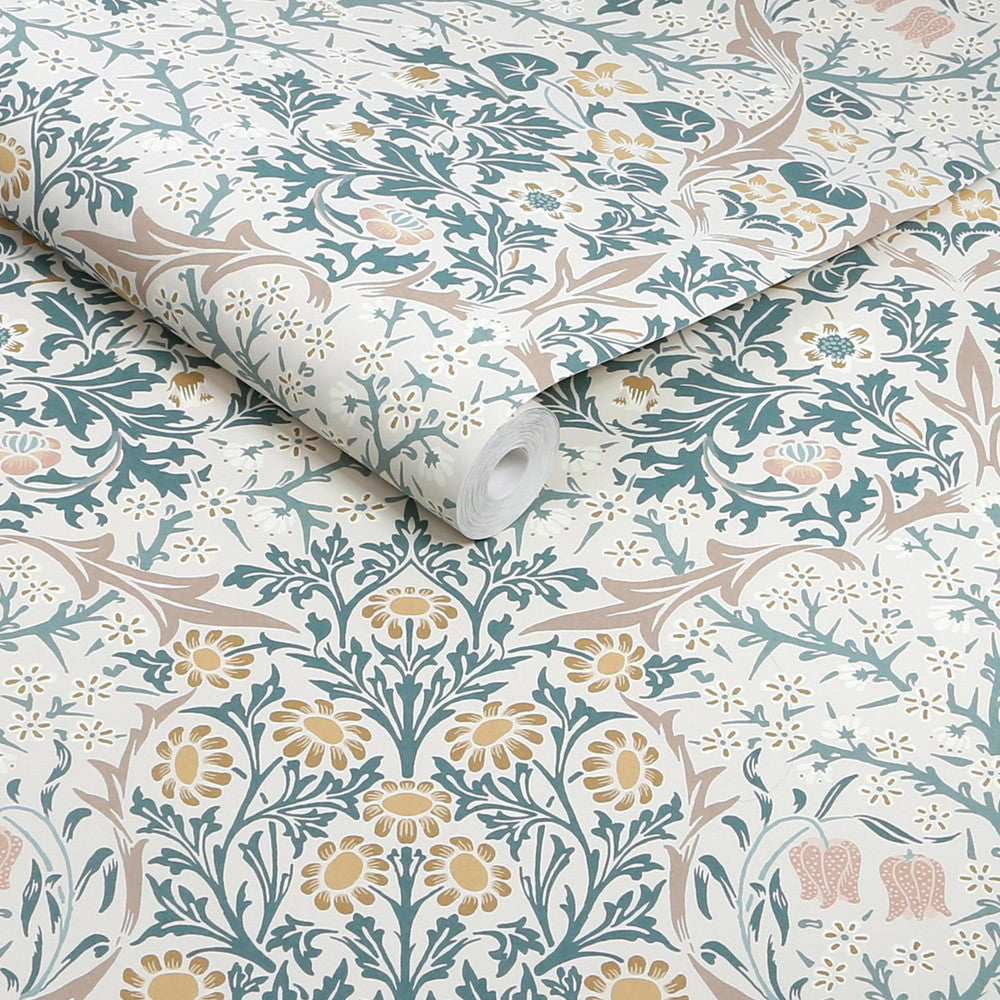 140505 - Blackthorn Wallpaper - Daydream - William Morris