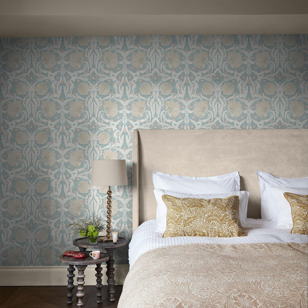 140507 - Pimpernel Wallpaper - Ocean - William Morris