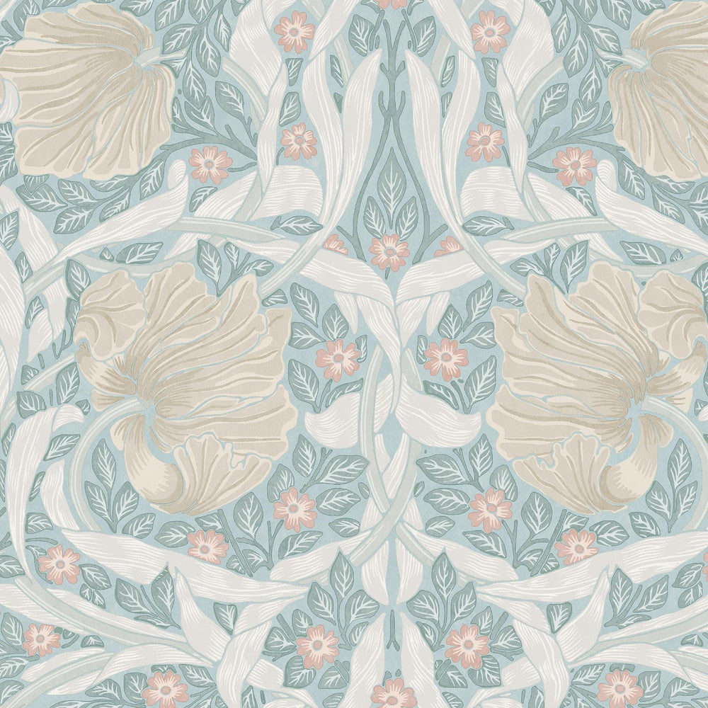 140507 - Pimpernel Wallpaper - Ocean - William Morris