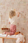 Dollhouse Sunny Pink Wallpaper - Majvillan