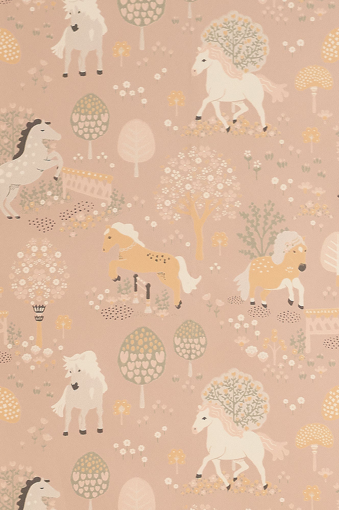 My Sweet Pony Dreamy Pink Wallpaper - Majvillan