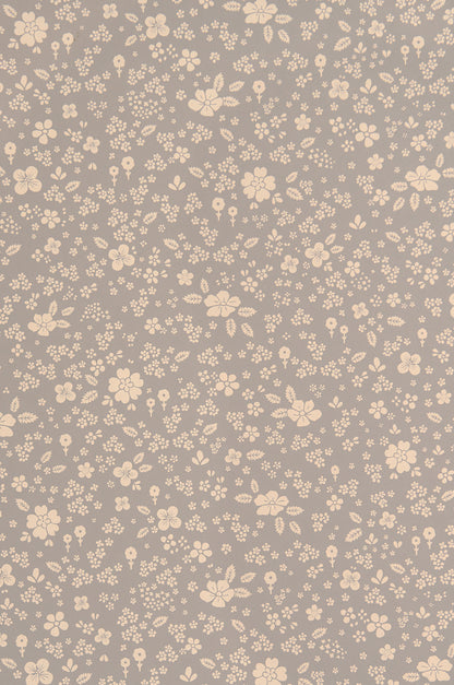 Flora Dusty Blue Wallpaper - Majvillan