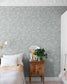 15906 - Florian Wallpaper - Light Blue - Midbec
