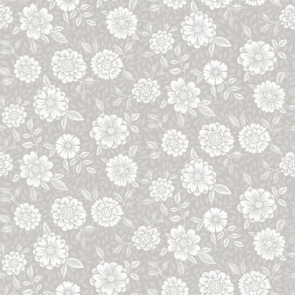 15909 - Lizette Wallpaper - Gray/White - Midbec