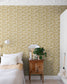 15910 - Lizette Wallpaper - Yellow - Midbec