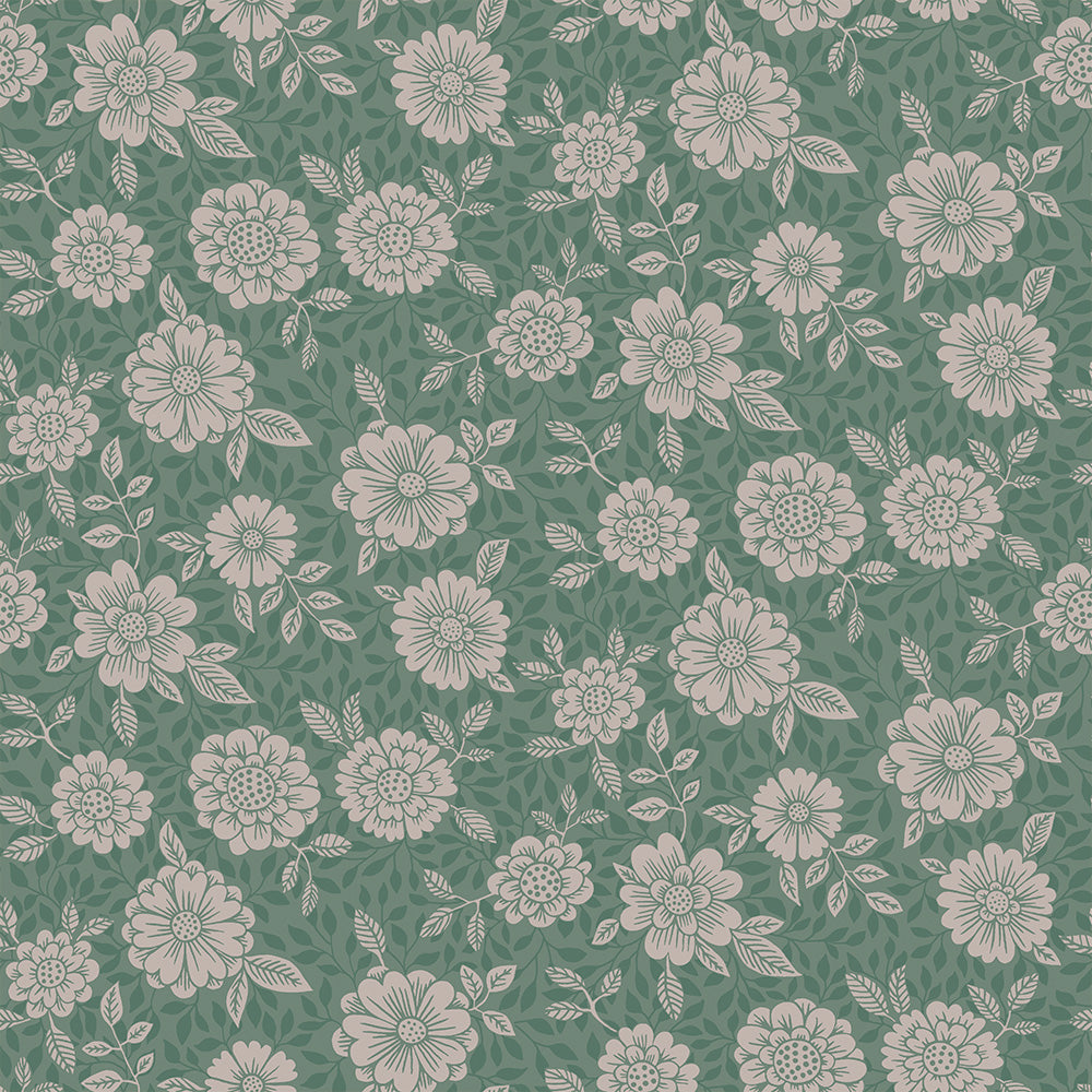 15911 - Lizette Wallpaper - Forest Green - Midbec