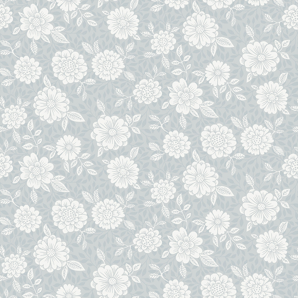 15912 - Lizette Wallpaper - Light Blue - Midbec