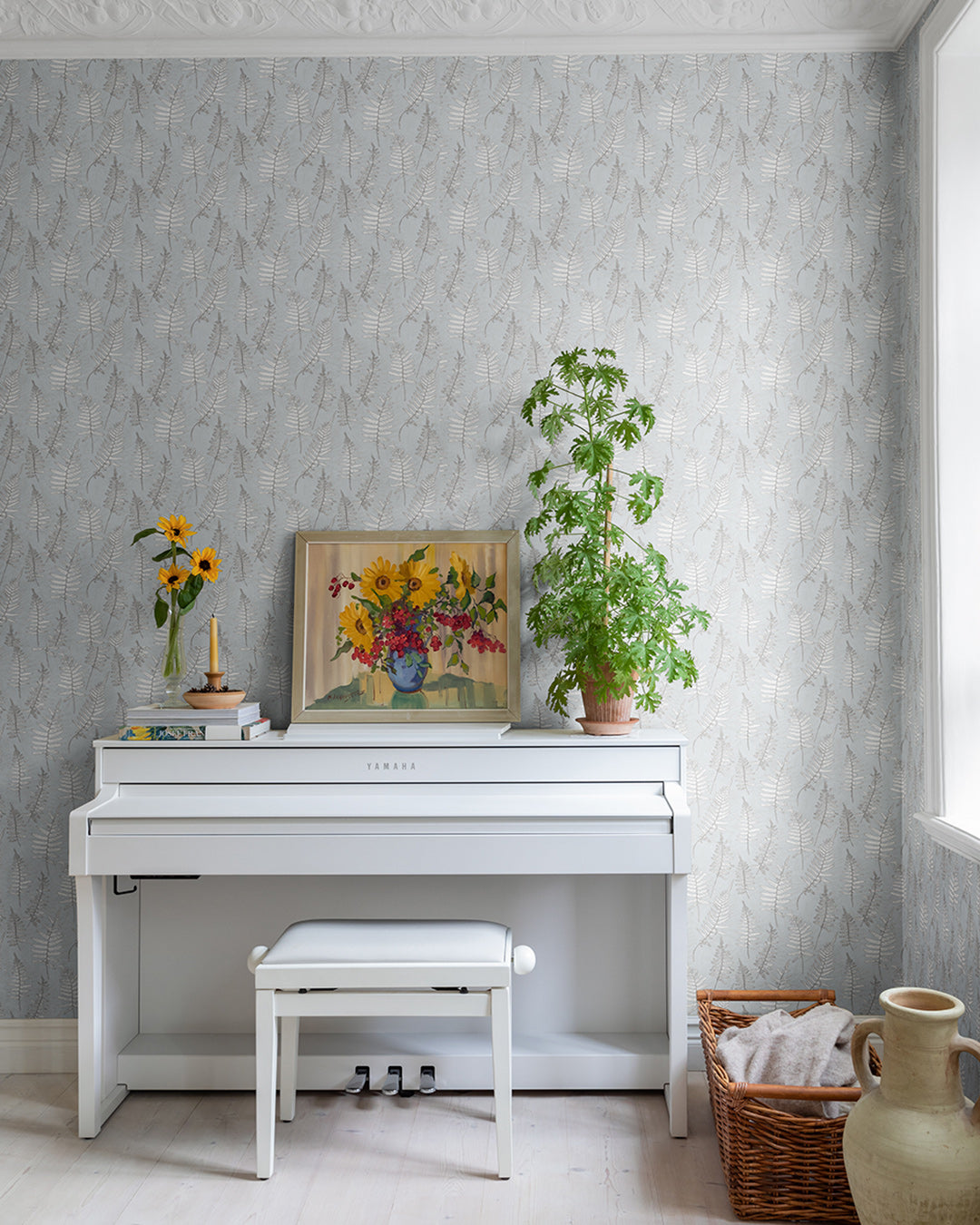 15927 - Stensota Wallpaper - Blue/Gray - Midbec