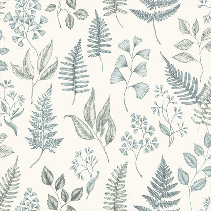 15929 - Betula Wallpaper - Turquoise - Midbec