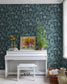 15933 - Betula Wallpaper - Dark Blue - Midbec